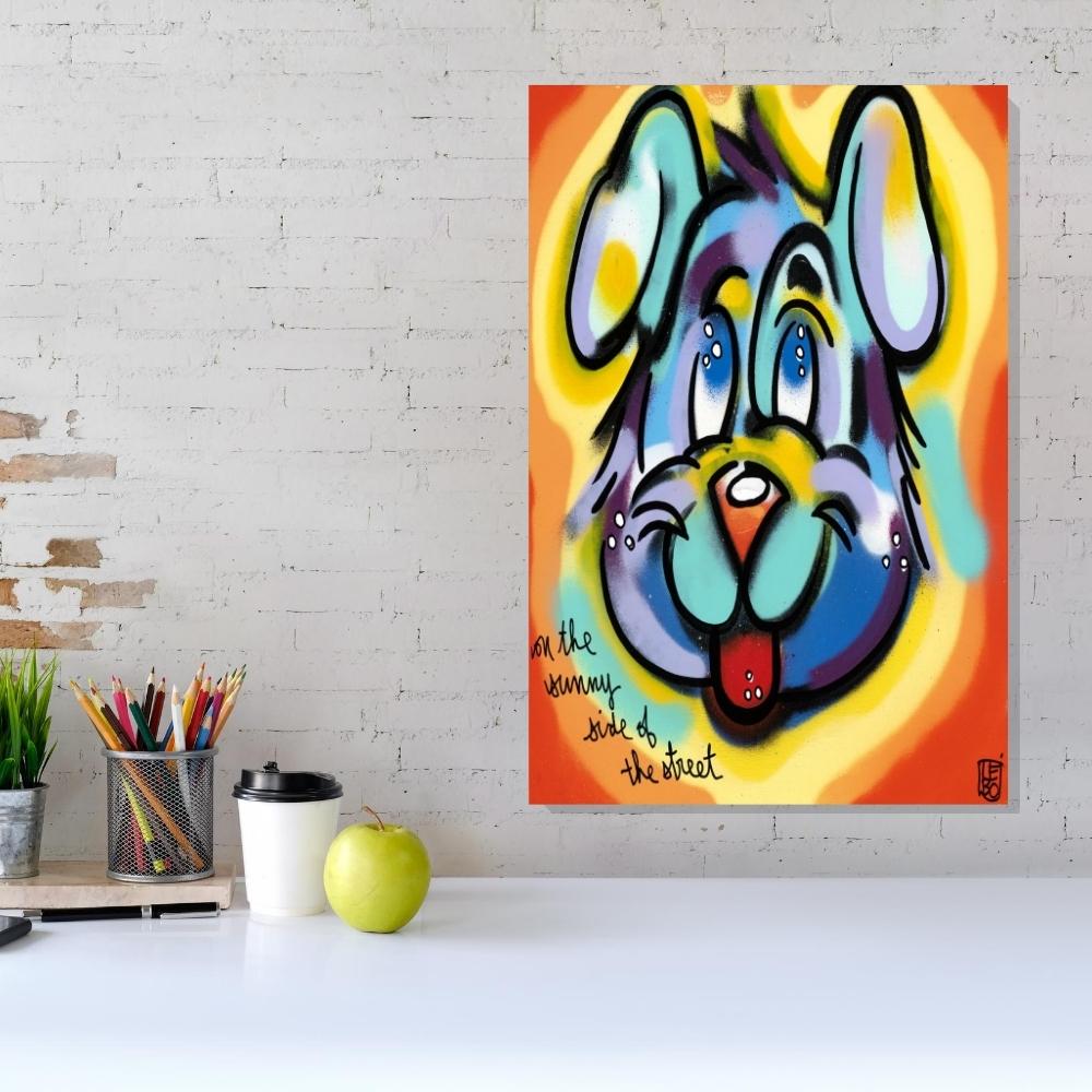 On the Sunny Side of the Street - Lebo Steel Mineral Print
